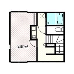 カーサ・エスポワール 1Kの間取図画像