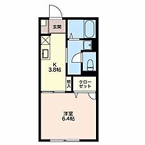 ファインパレス 202 ｜ 石川県加賀市上河崎町子349-1（賃貸アパート1K・1階・22.96㎡） その2