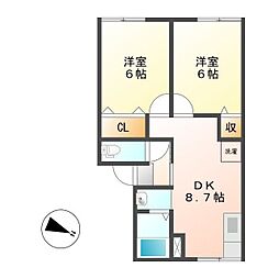 サンコーポアッチ 2階