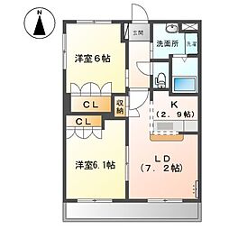 グランディール猪爪 II 2階