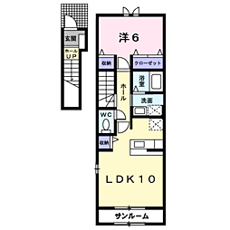 フォレスタ　デ　フィオ−レ 2階
