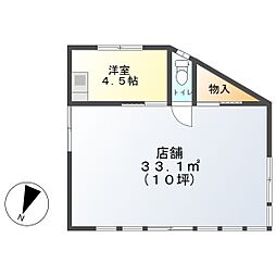 山代温泉幸町貸店舗 1階/-