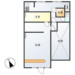 山代温泉神明町15-2貸店舗 1階/1