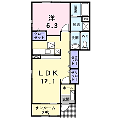 物件の間取り