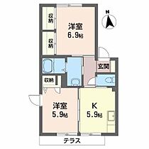 メゾン・ド・ファミーユＤ 101 ｜ 青森県八戸市日計5丁目（賃貸アパート2K・1階・43.50㎡） その2