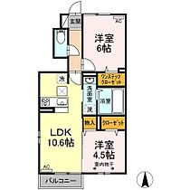 Ｋ－パイン 105 ｜ 青森県八戸市大字売市字鴨ケ池（賃貸アパート2LDK・1階・50.58㎡） その2