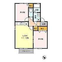 サンライズ赤坂Ｂ 102 ｜ 青森県八戸市大字湊町字赤坂（賃貸アパート2LDK・1階・53.76㎡） その2