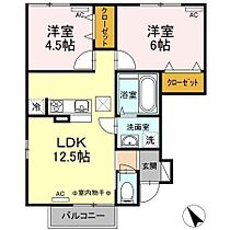 プランドールIII 101 ｜ 青森県八戸市大字尻内町字内田（賃貸アパート2LDK・1階・51.59㎡） その2