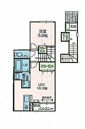 間取図画像 1LDK