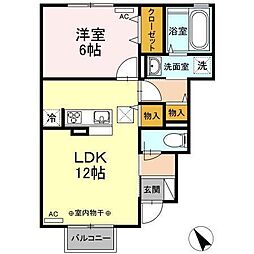 間取図画像 1LDK