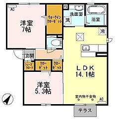 物件の間取り