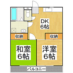 間取図画像 2DK