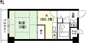 ライオンズマンション熱海  ｜ 静岡県熱海市海光町（賃貸マンション1K・8階・30.24㎡） その2