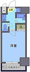 セレッソコート西心斎橋第3 1Kの間取図画像