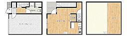 ティエール鳴尾 1DKの間取図画像
