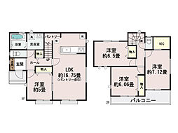 高崎市筑縄町2期　新築住宅　1号棟