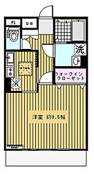 フローラ・K 1Kの間取図画像