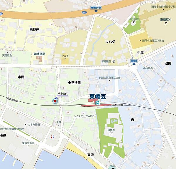 地図を拡大表示