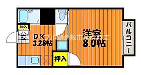 カルチェラタンE  ｜ 岡山県総社市井手693-3（賃貸アパート1K・1階・24.09㎡） その2