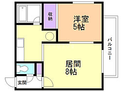 間取図画像 1LDK