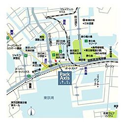 [地図] パークアクシス辰巳ステージ