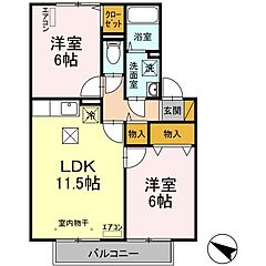 物件の間取り