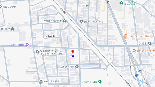 地図を拡大表示