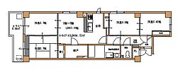 ラルゴ住吉 4SLDKの間取図画像