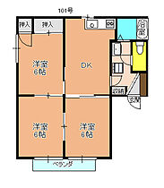 DIAS SI 202 ｜ 山口県山口市大内矢田南３丁目12-25（賃貸アパート3DK・1階・54.81㎡） その2