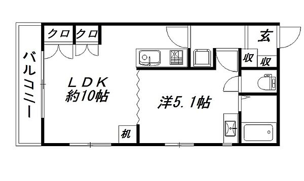 静岡県浜松市中央区植松町(賃貸マンション1LDK・4階・31.50㎡)の写真 その2