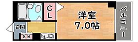 兵庫県神戸市灘区福住通５丁目（賃貸マンション1K・7階・18.96㎡） その2