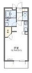 レオネクストドリーム金子 3階1Kの間取り