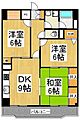 ピジョン田園4階13.2万円
