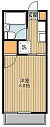 ハイツサイモン 1Kの間取図画像