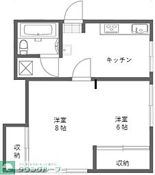 フォルトゥーナＫ 3階2Kの間取り