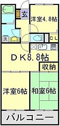 間取図画像 3DK