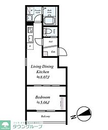 間取図画像 1LDK