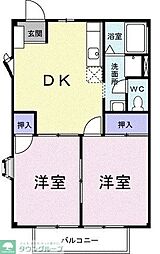 間取図画像 2DK
