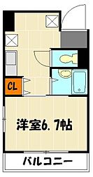 GRACE 1Kの間取図画像