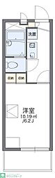 レオパレスパタータ 1Kの間取図画像