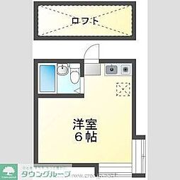 志幸41MALIN ワンルームの間取図画像