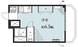 ロイヤルヒルズ ワンルームの間取図画像