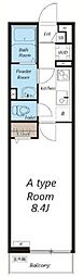 リブリ・朝霞本町 1Kの間取図画像