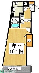 ゴールドクレスト 1Kの間取図画像