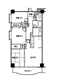 コリーヌふじみ野 3LDKの間取図画像