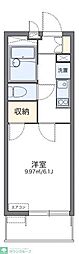 レオパレスリルト保土ヶ谷 3階1Kの間取り