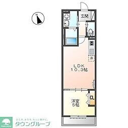 間取図画像 1LDK