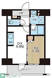 Ｃｉｔｙ　Ｌｕｘ　Ｔｏｂｅ 3階1DKの間取り
