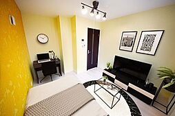 アンスール横浜 3階1Kのリビング/ダイニング