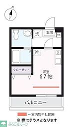 間取図画像 ワンルーム